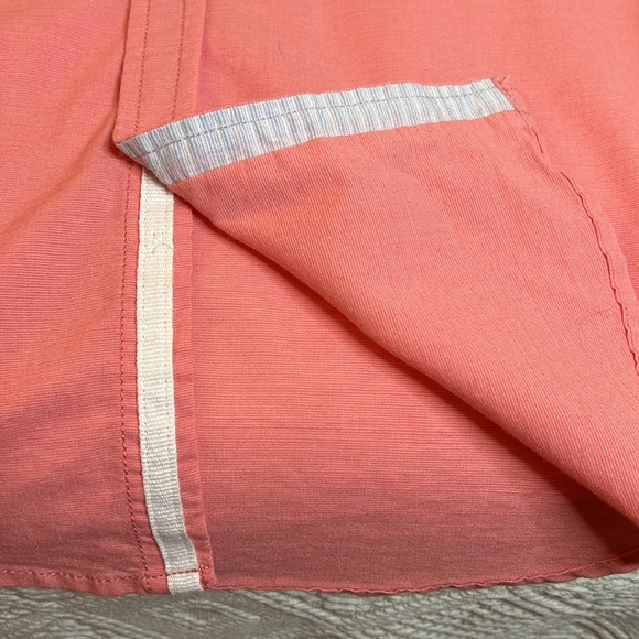 PD&C Large Coral Button Down Casual Shirt - Picture 11 of 14